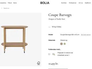 Coupe barvogn fra Bolia