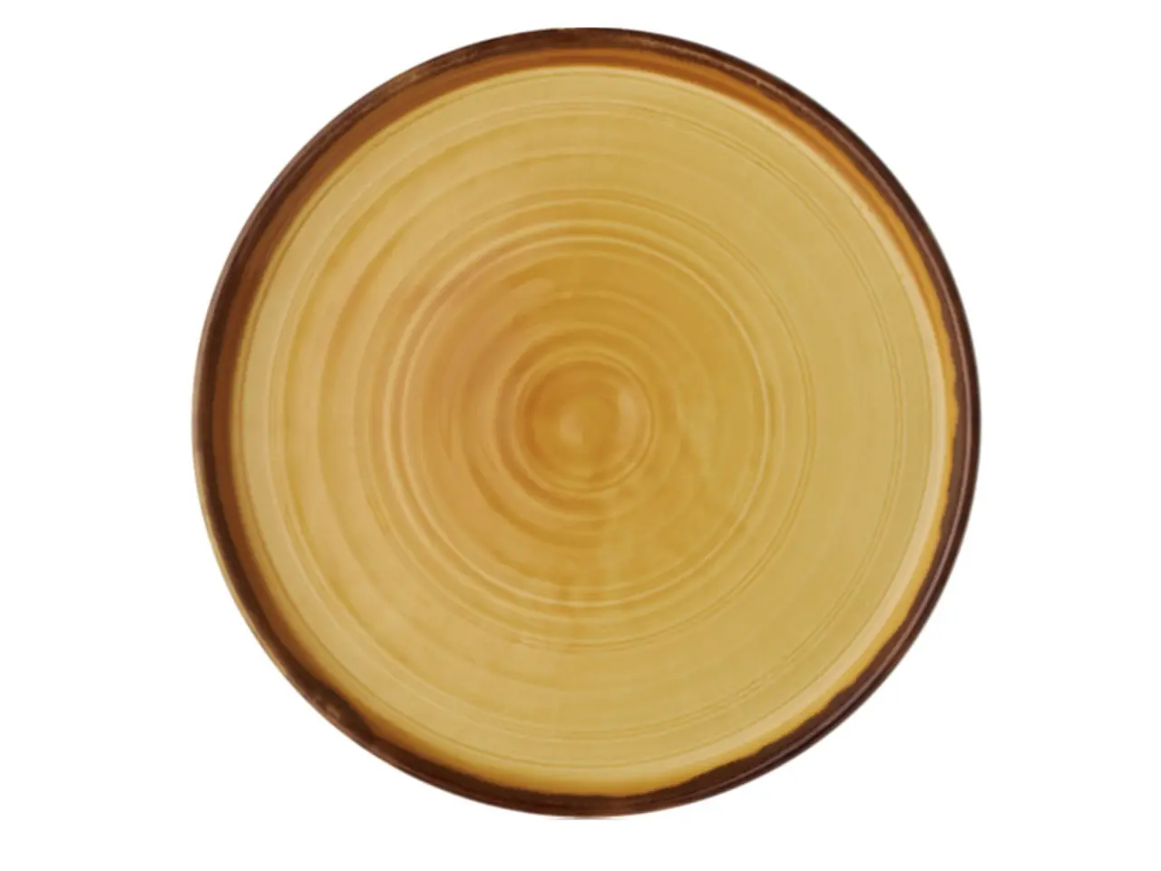 Billede 1 - 15 stk. Dudson Harvest flad tallerken uden fane, sennepsgul, ø21 cm