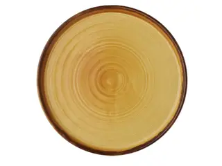 15 stk. Dudson Harvest flad tallerken uden fane, sennepsgul, ø21 cm