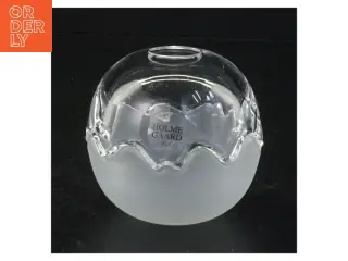 Glas bonbonniere fra Holmegaard (str. Ø 8 cm)