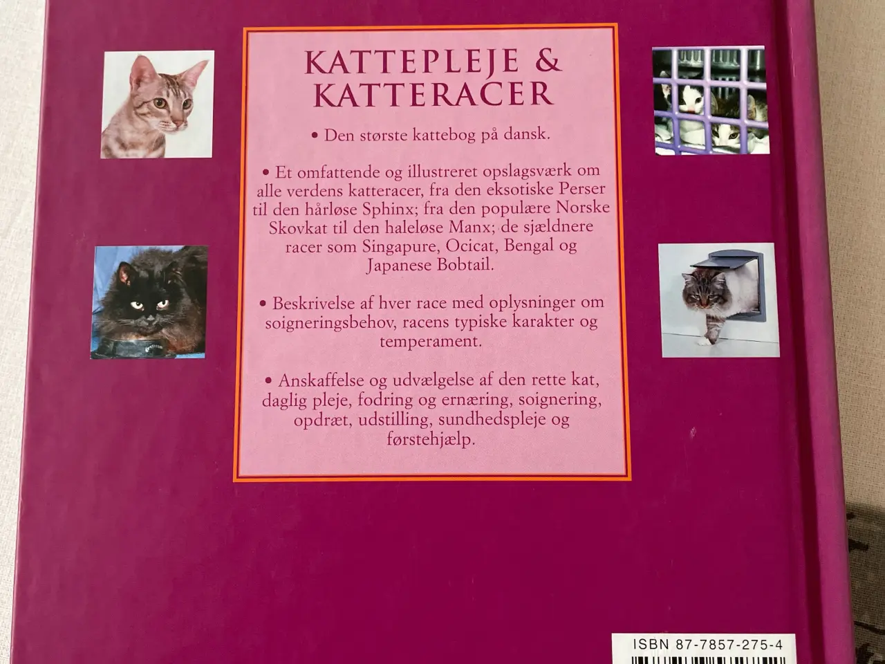 Billede 5 - Bog Kattepleje og katteracer