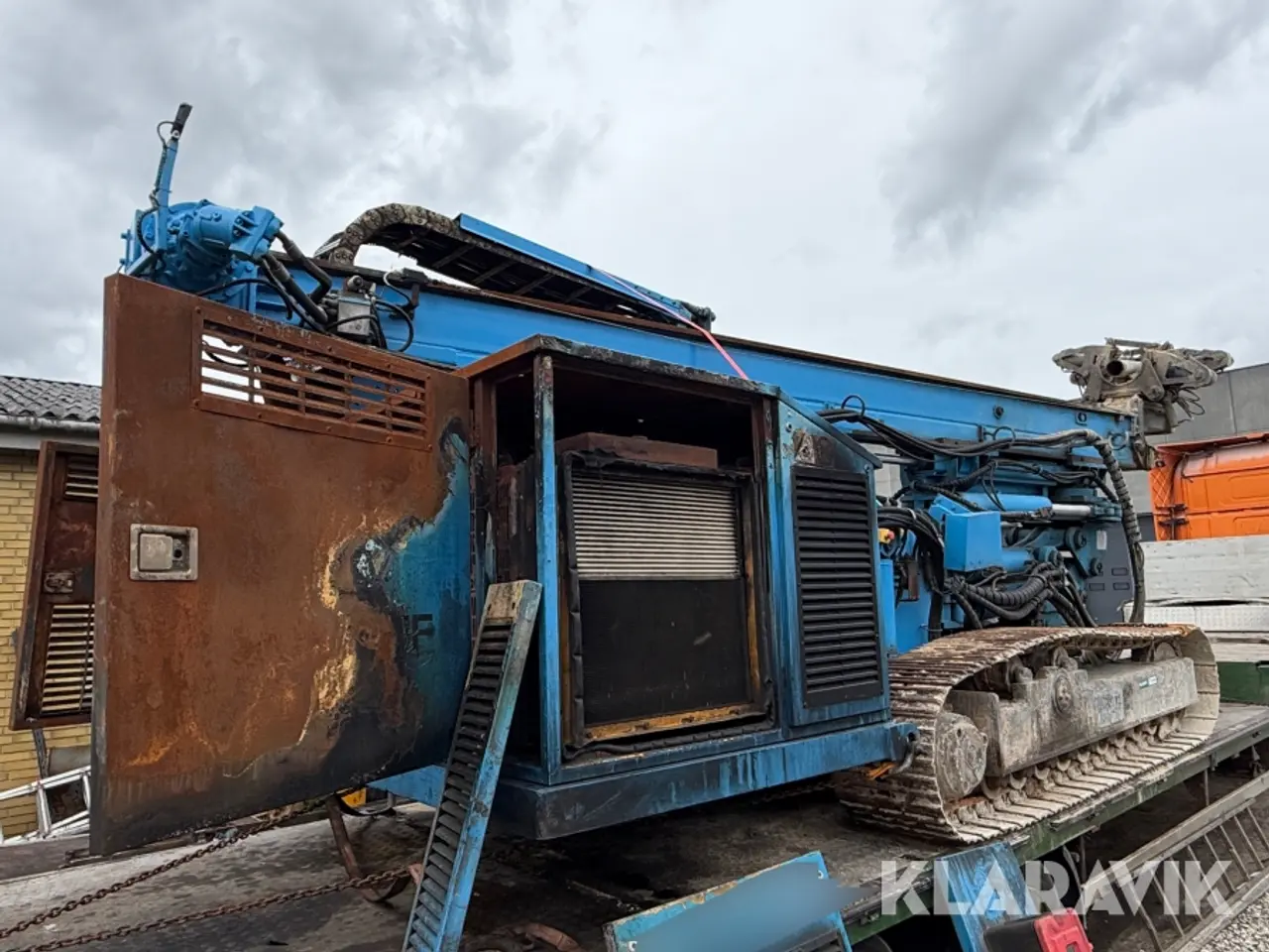 Billede 5 - Borerig Hütte HBR609 hydraulisk bæltegående