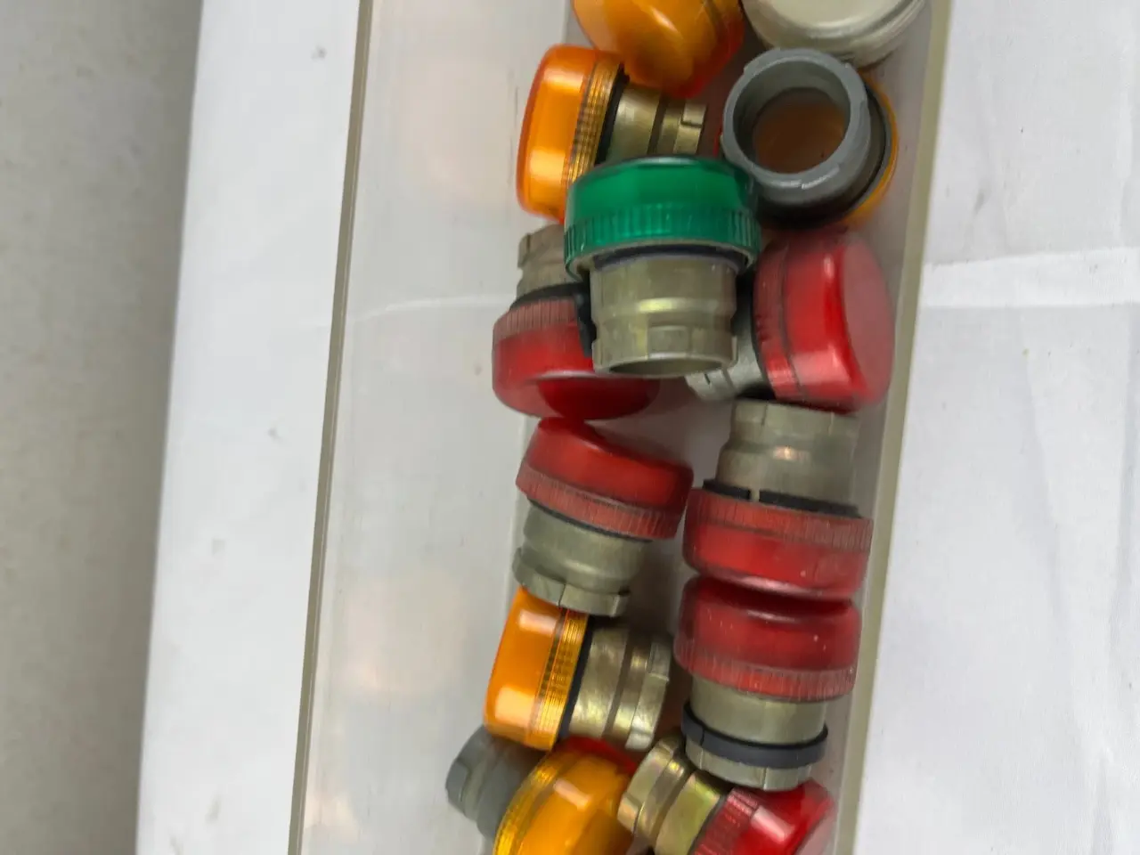 Billede 7 - blandet parti 22mm Pilot Light Indicator Heads Red