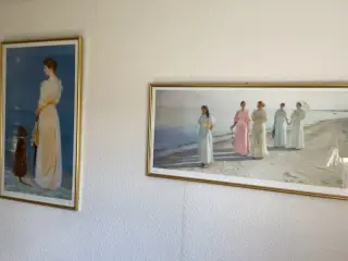 Plakat af Krøyer og Michael p.Anker
