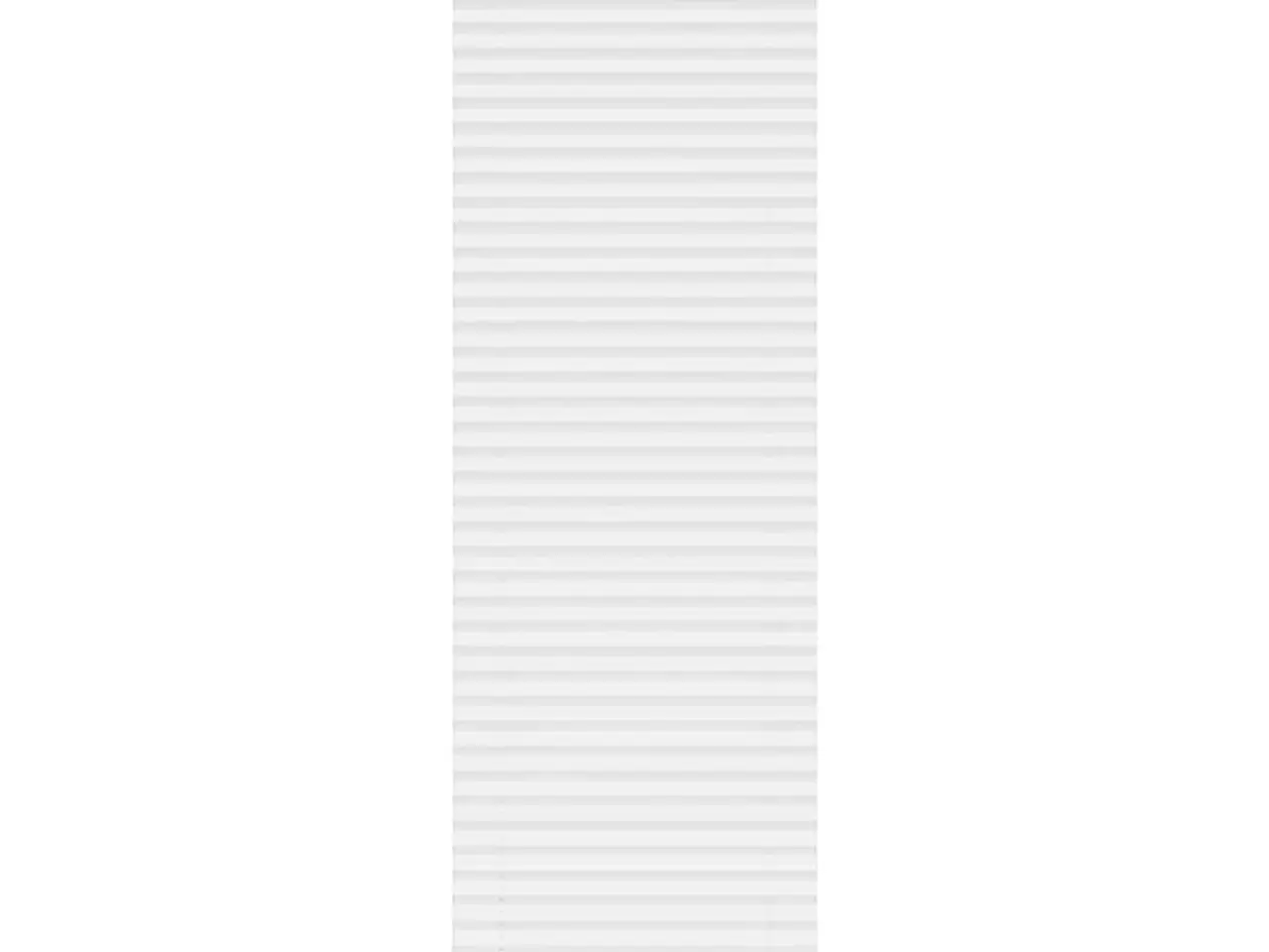 Billede 1 - Plisségardin hvid 40 x 150 cm