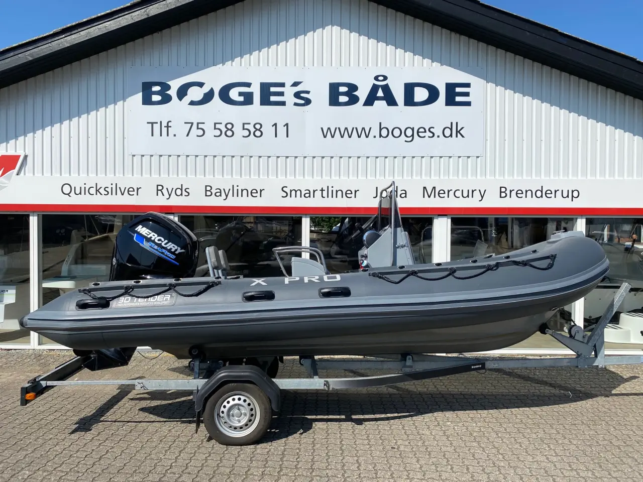Billede 1 - X-PRO 535 RIB med F75 hk Mercury SeaPro 2,1L 4 takt EFI