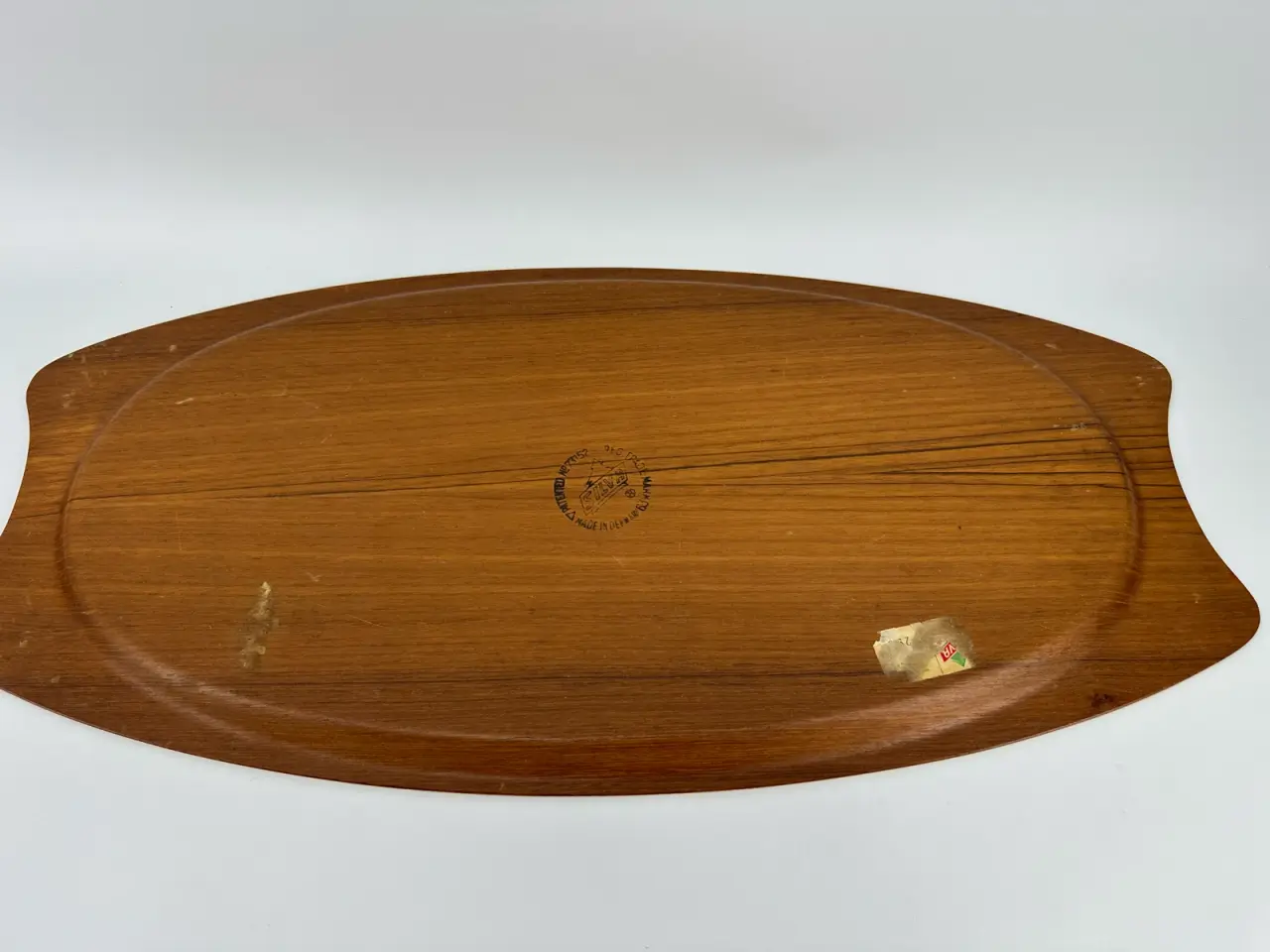 Billede 7 - Vintage serveringsbakke / bakke i teak (SILVA)
