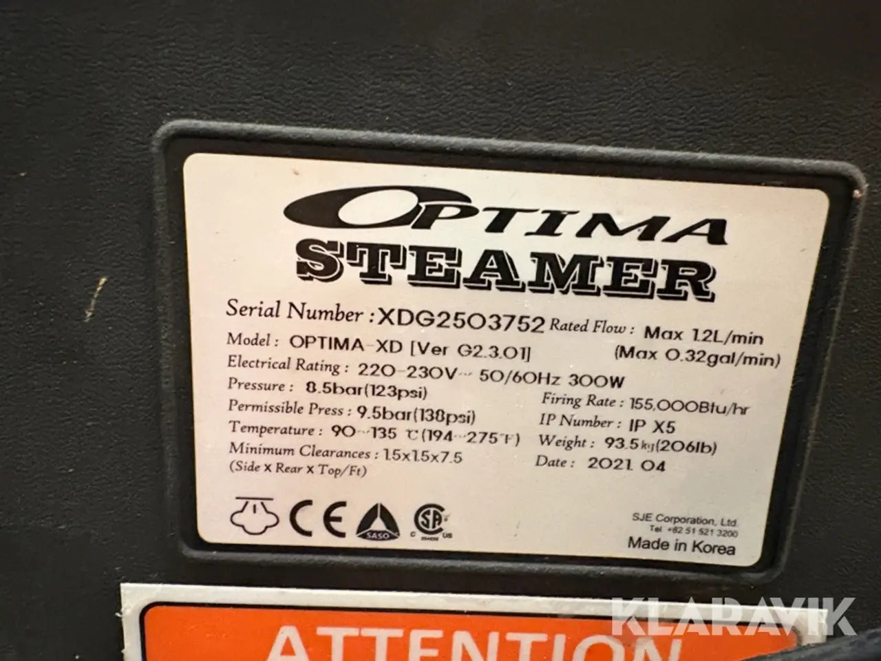 Billede 9 - Damprensere Optima Steamer XD - 2 styk