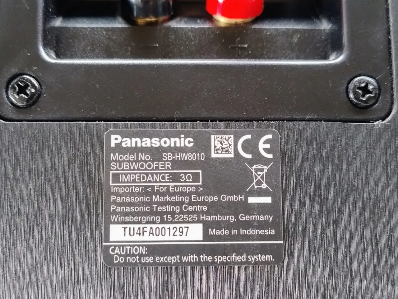 Billede 4 - KEF HTS2001 satellithøjttalere og Panasonic SUB