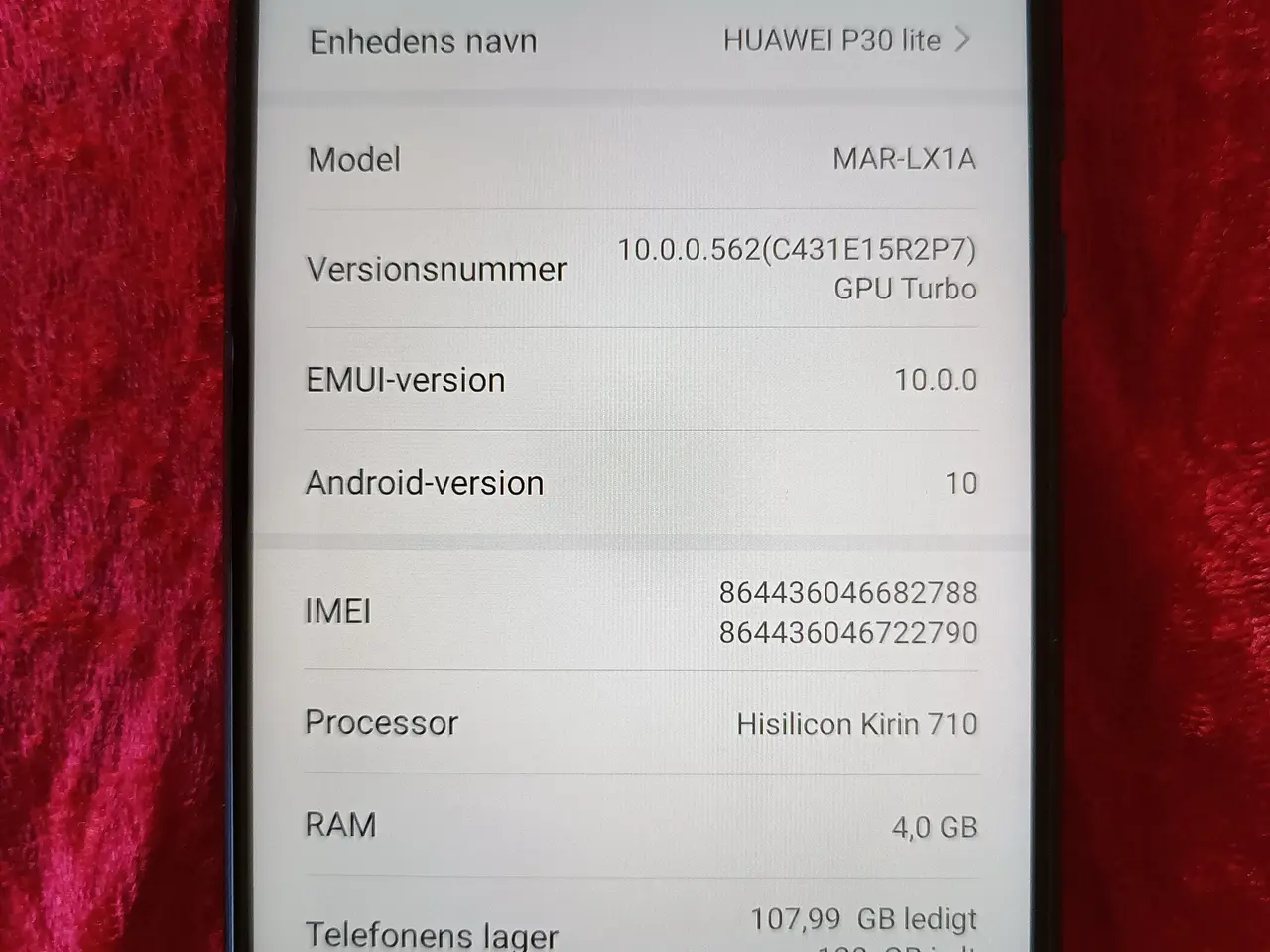 Billede 3 - Huawei P10 Lite med lader og kabel
