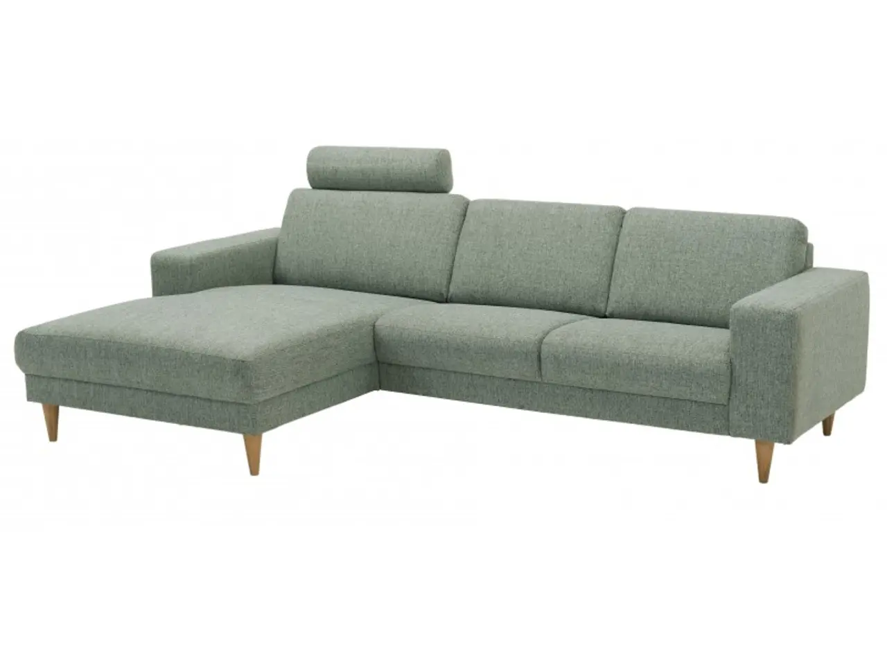 Billede 4 - Hjort Knudsen Hadsten chaiselong sofa venstrevendt Grøn stof