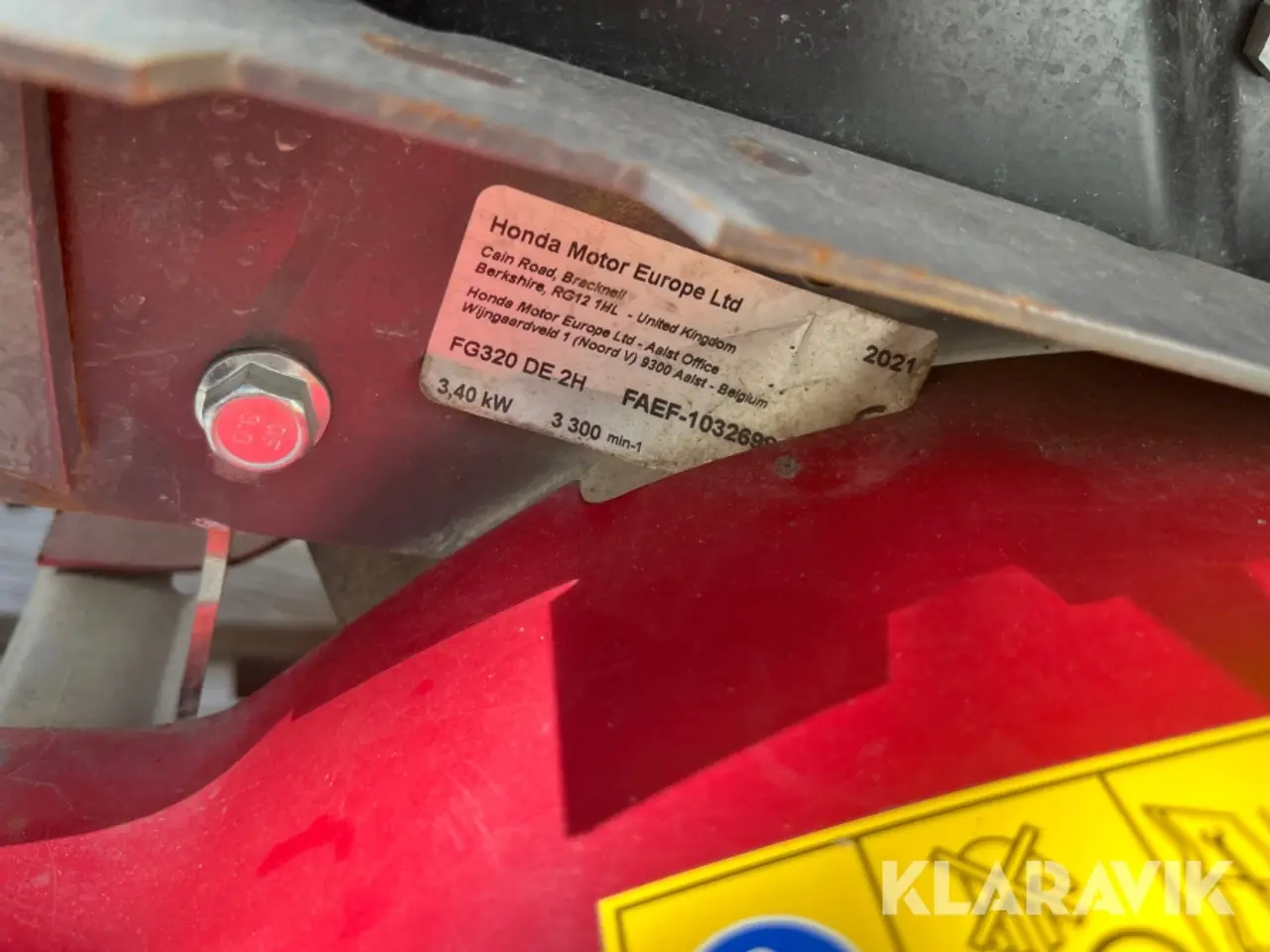 Billede 6 - Fræsere Honda FG320 DE 2H 2 styk
