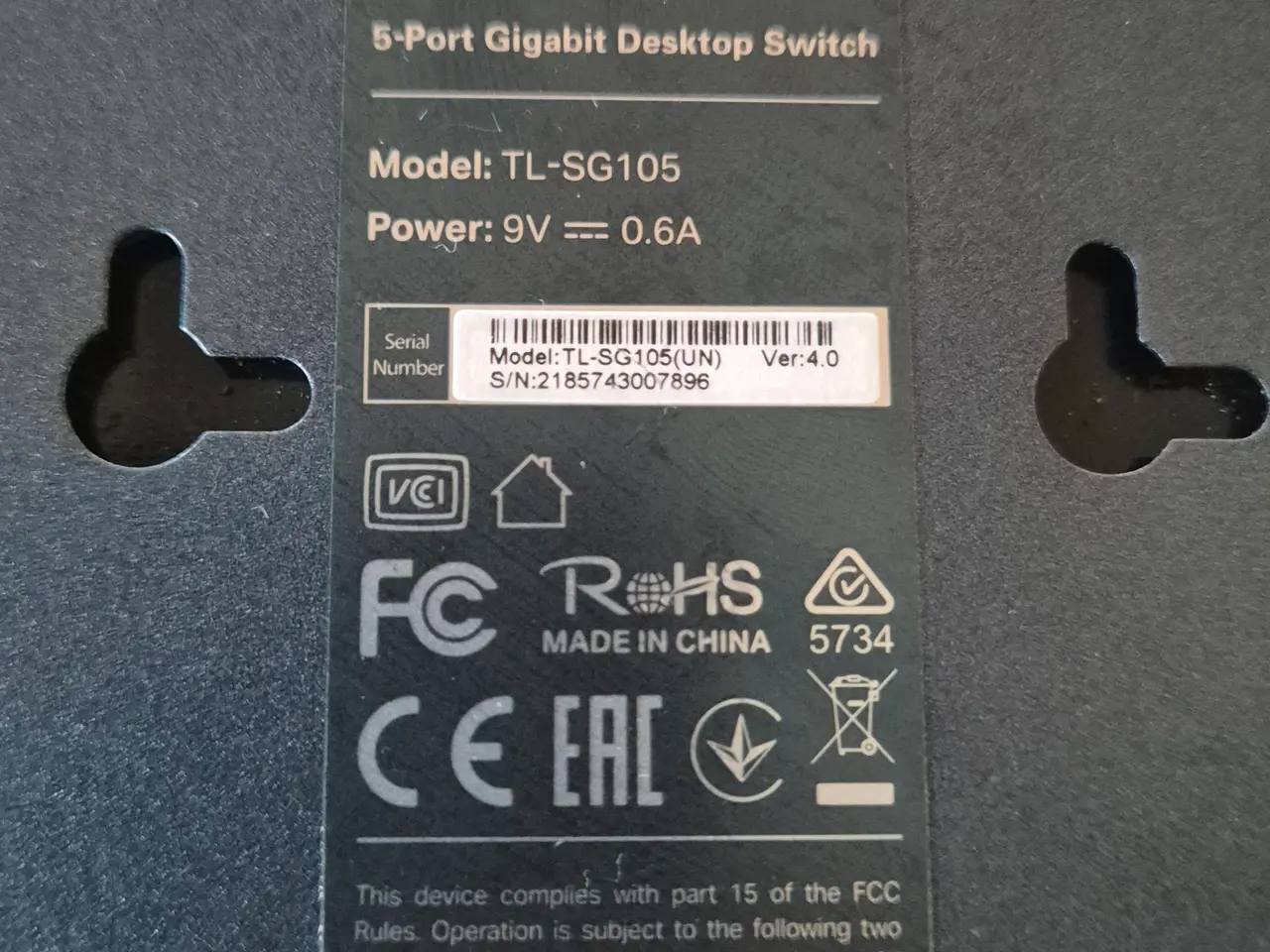 Billede 2 - TP-Link 5-Port Gigabit Desktop Switch (TL-SG105) –