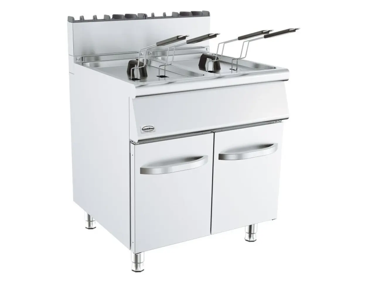 Billede 1 -  Gas Frituregryde 2x 15 L – underskab – 2x 15kW
