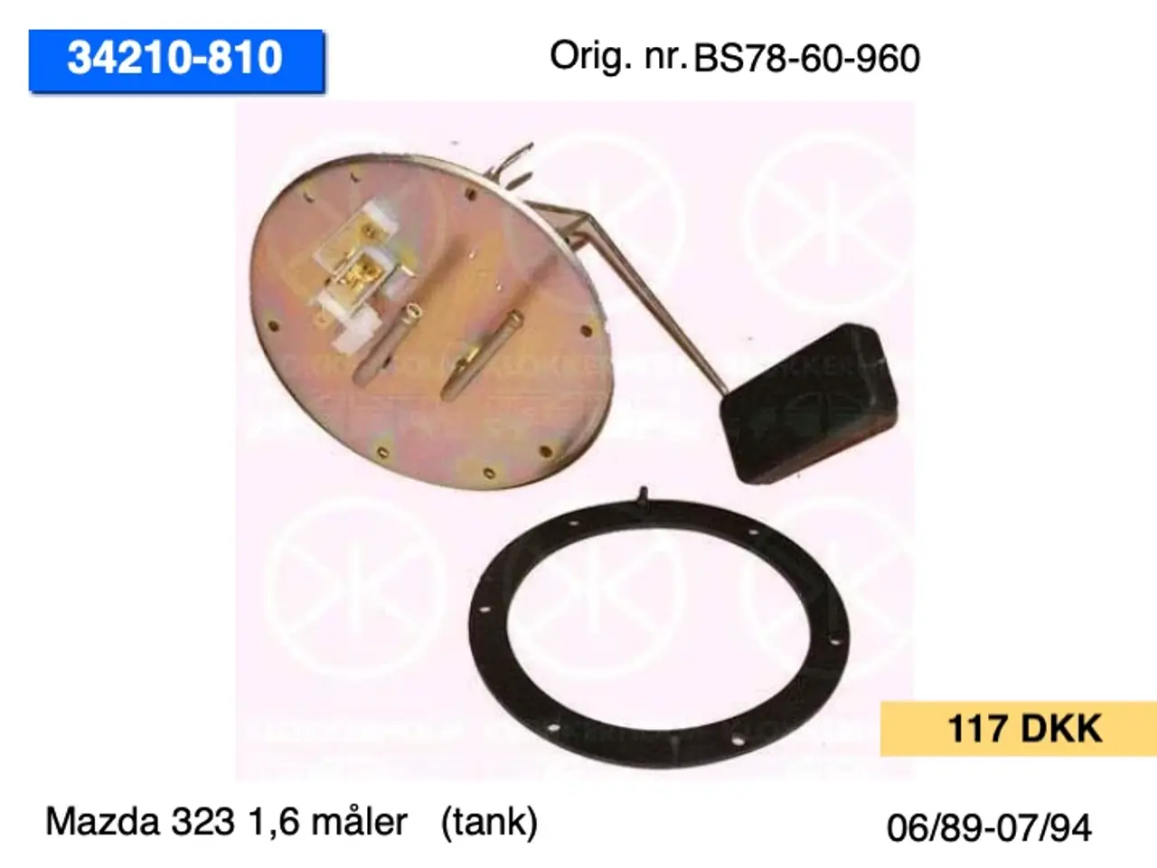 Billede 3 - Mazda 323 BG-BA (89-98) tanke