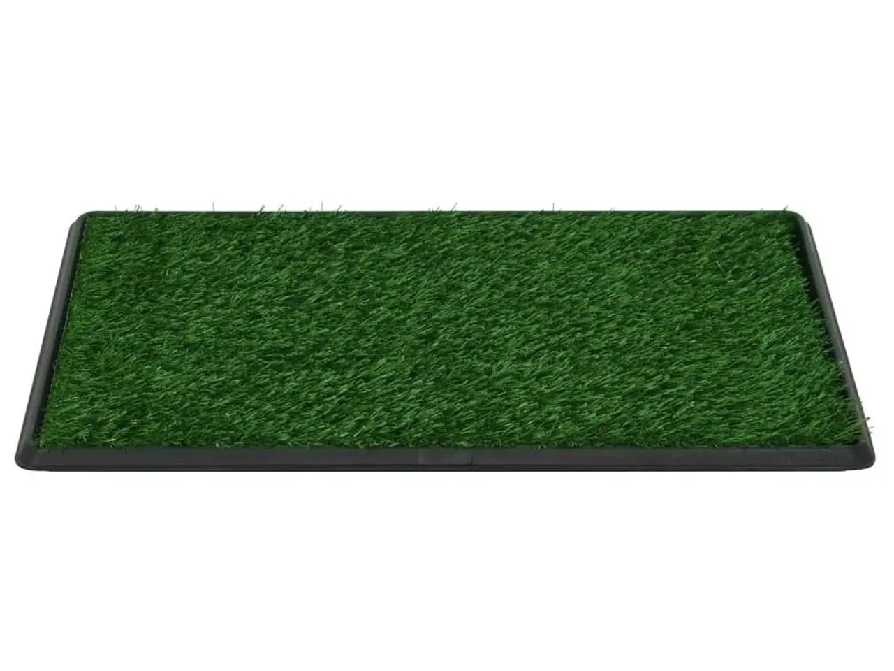 Billede 7 - Kæledyrstoilet med bakke og kunstgræs 2 stk. 76x51x3 cm grøn