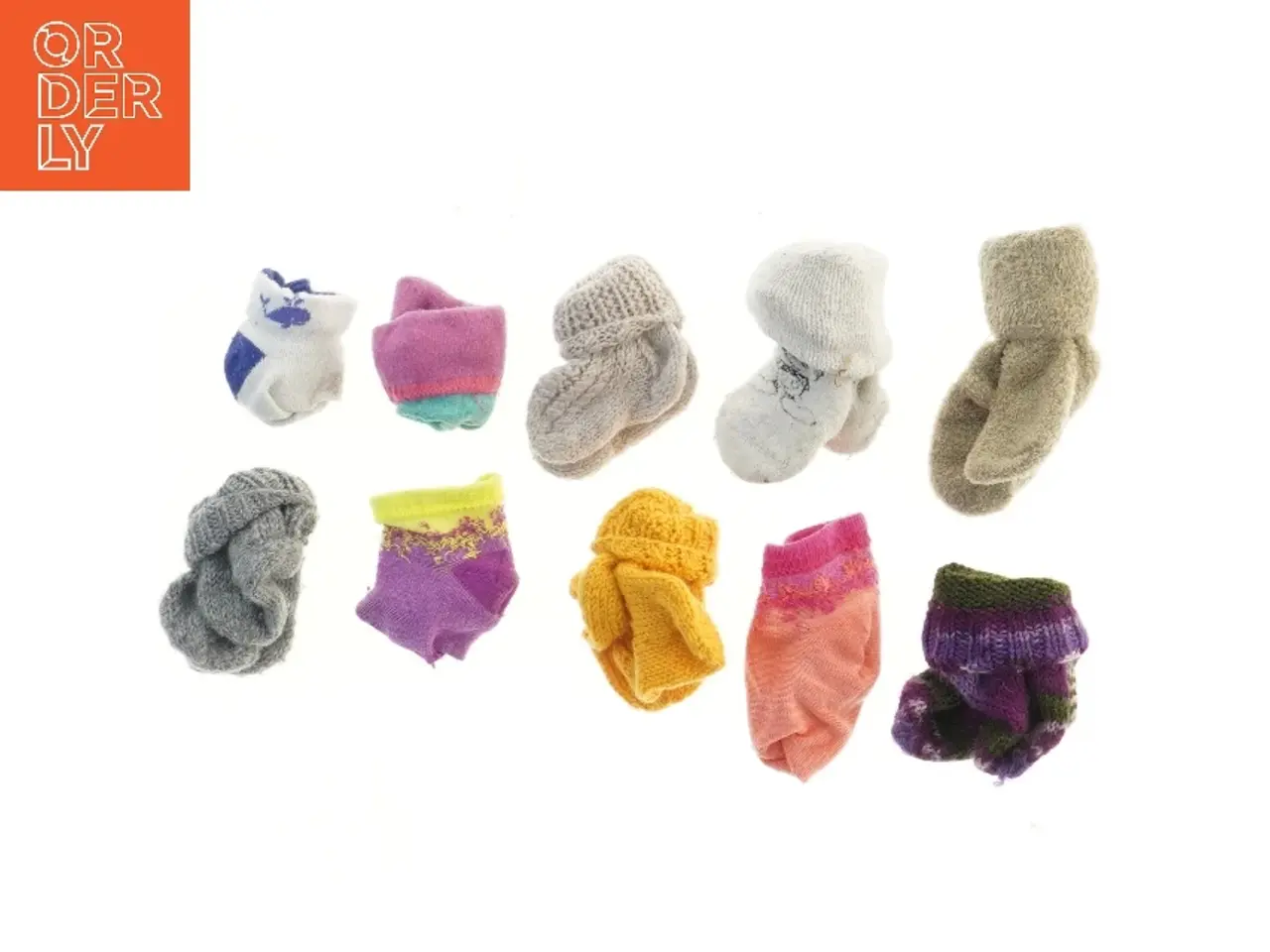 Billede 1 - Babysokker i forskellige farver (str. ca 12 cm)