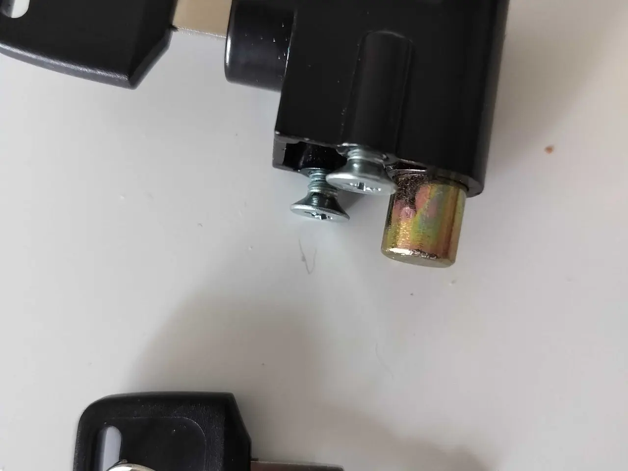 Billede 3 - Lås til cykel batteri.