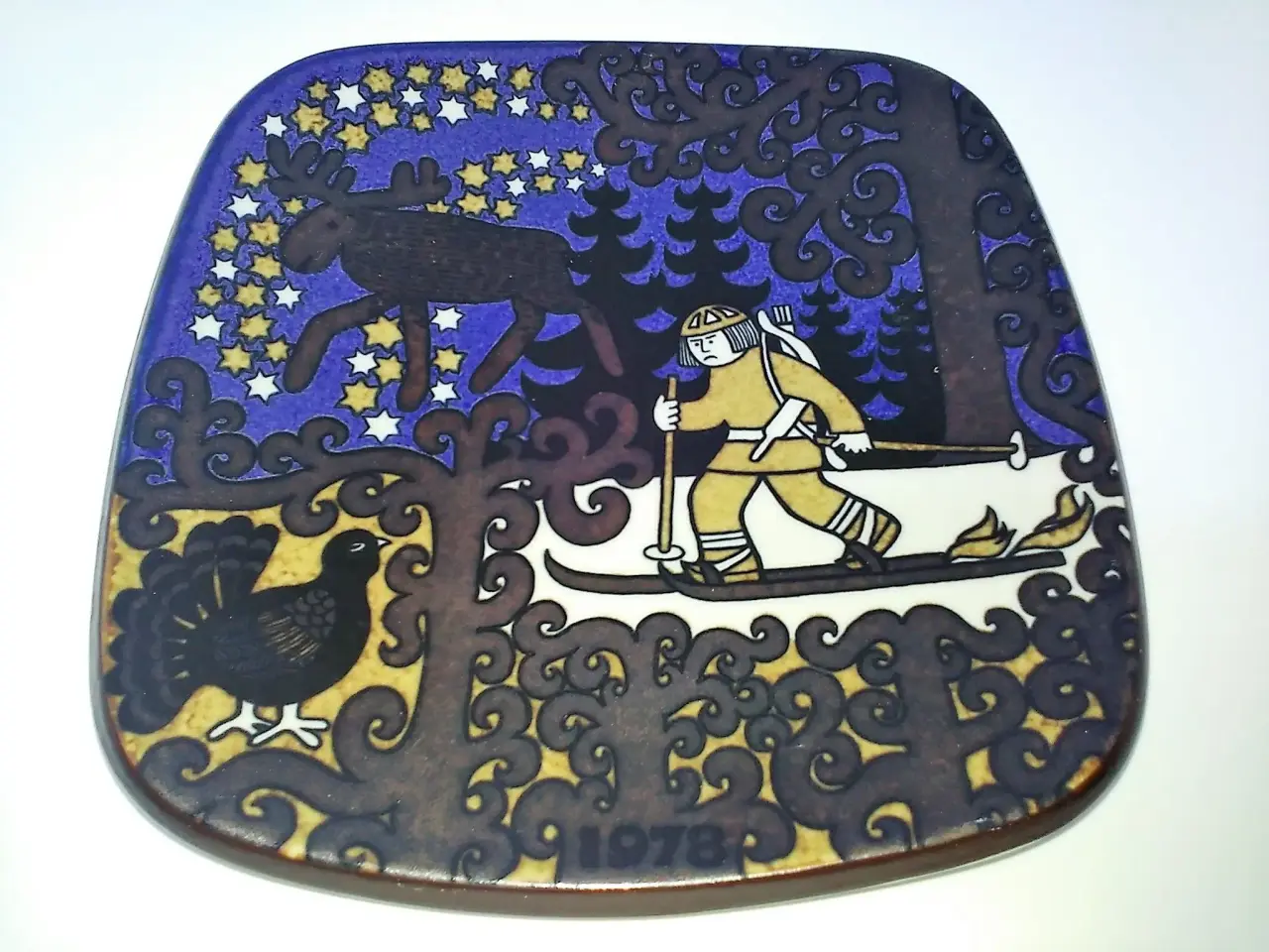 Billede 1 - 6 stk. Platter, Arabia Finland