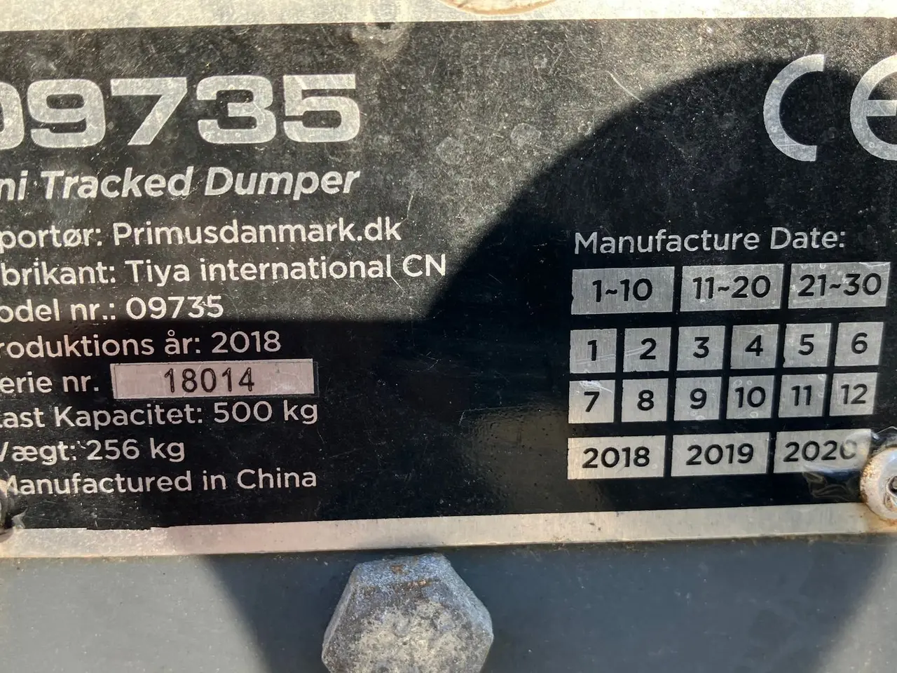 Billede 4 - JCB Minidumper TIYA TIYA Mini dumper