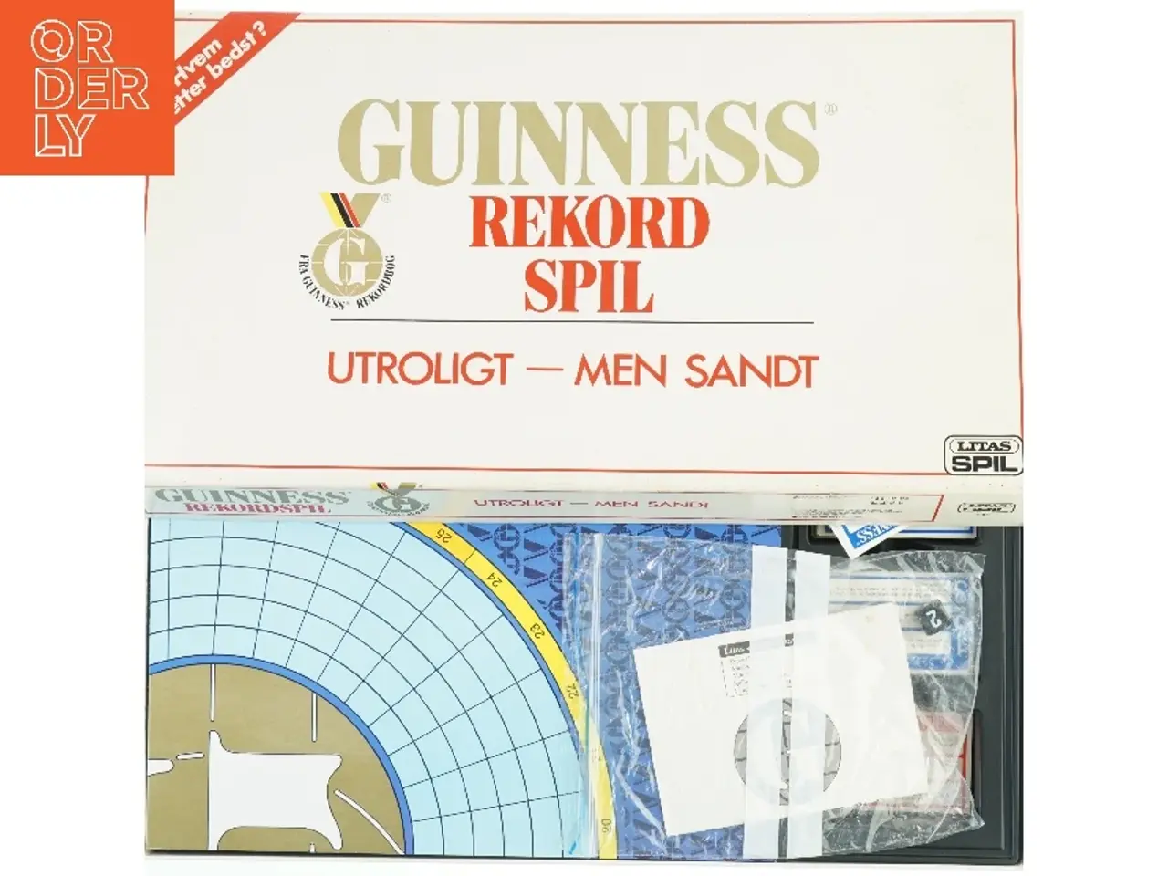 Billede 2 - Guinness Rekord Spil brætspil fra Litas Spil (str. 50x27 cm)