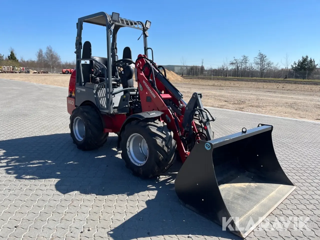 Billede 2 - Minilæsser Weidemann 1160 plus med skovl