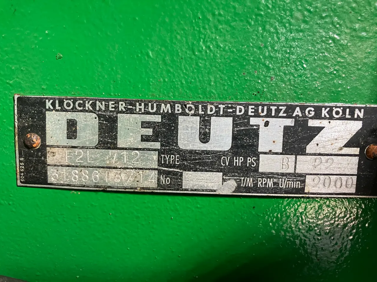 Billede 6 - Deutz F2L 712