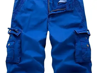 Blå Cargoshorts i størrelse XL/54