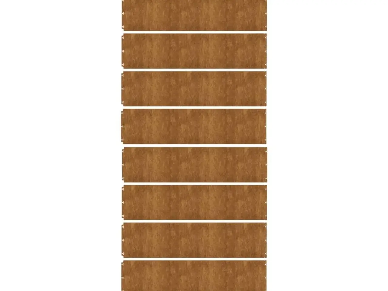 Billede 4 - Plænekanter 10 stk. 25x103 cm fleksibel cortenstål