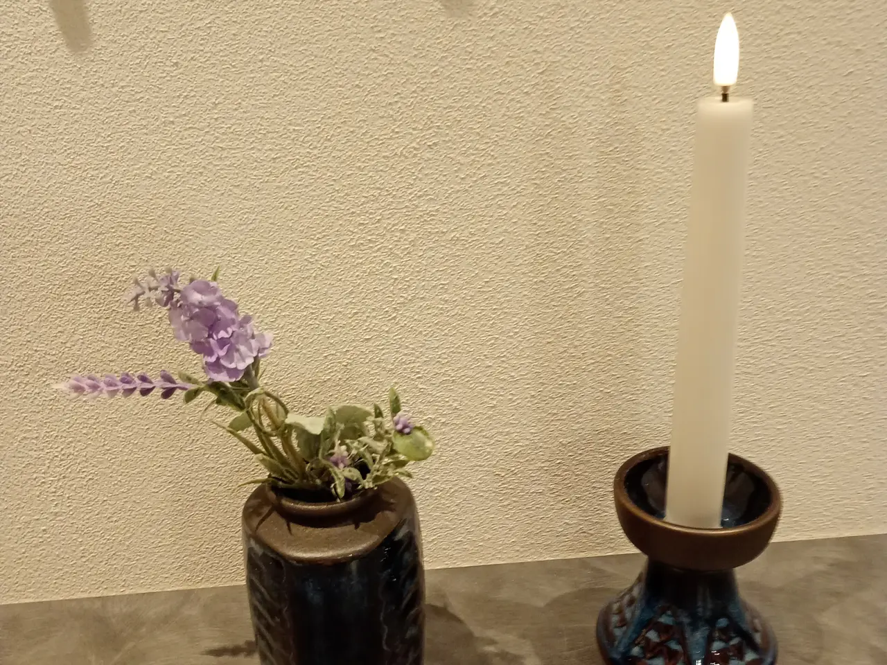 Billede 1 -  Søholm vase , lysestage