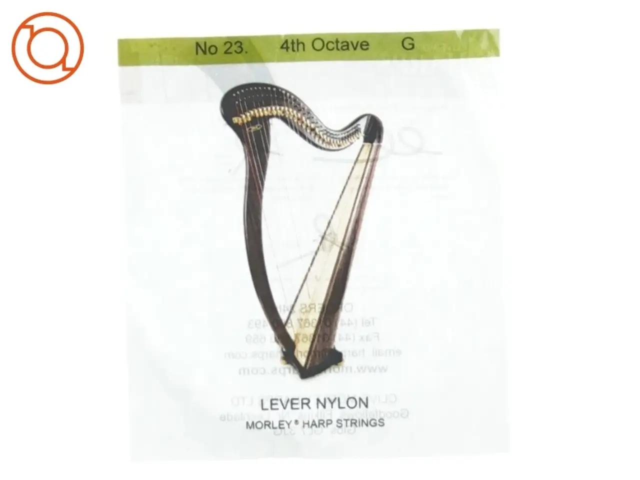 Billede 1 - Harpe streng fra Morley (str. 13 x 14 cm)