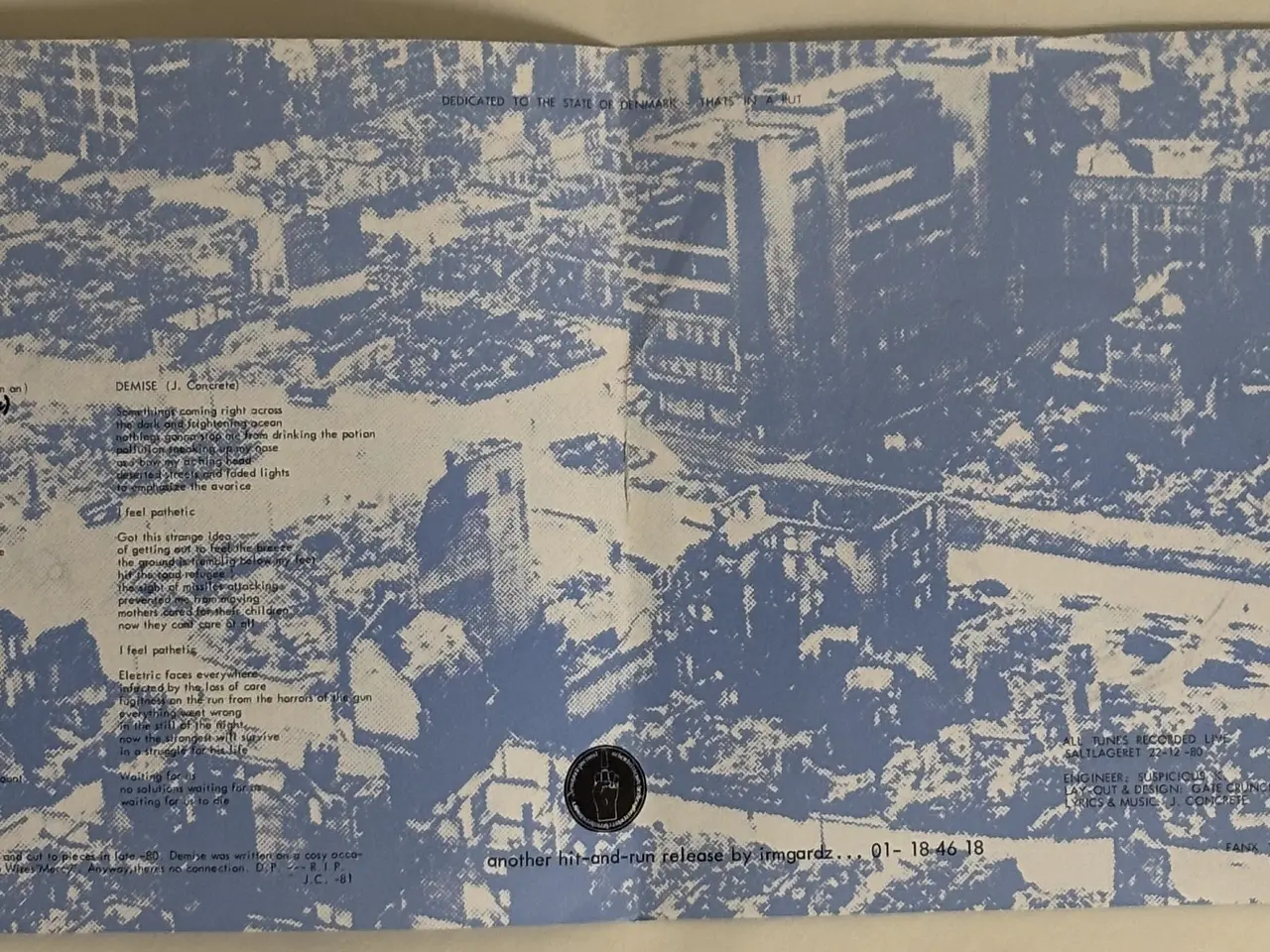 Billede 10 - Jysk Punk Rock – 3 vinyludgivelser 1980erne