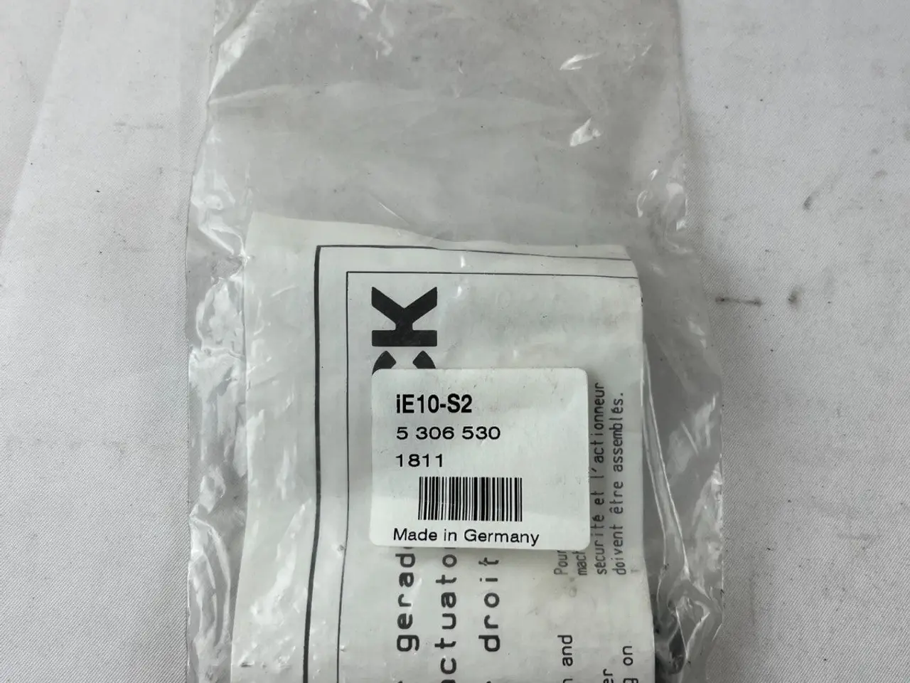 Billede 2 - Sick iE10-S2 Safety Actuator 5306530 Straight i10