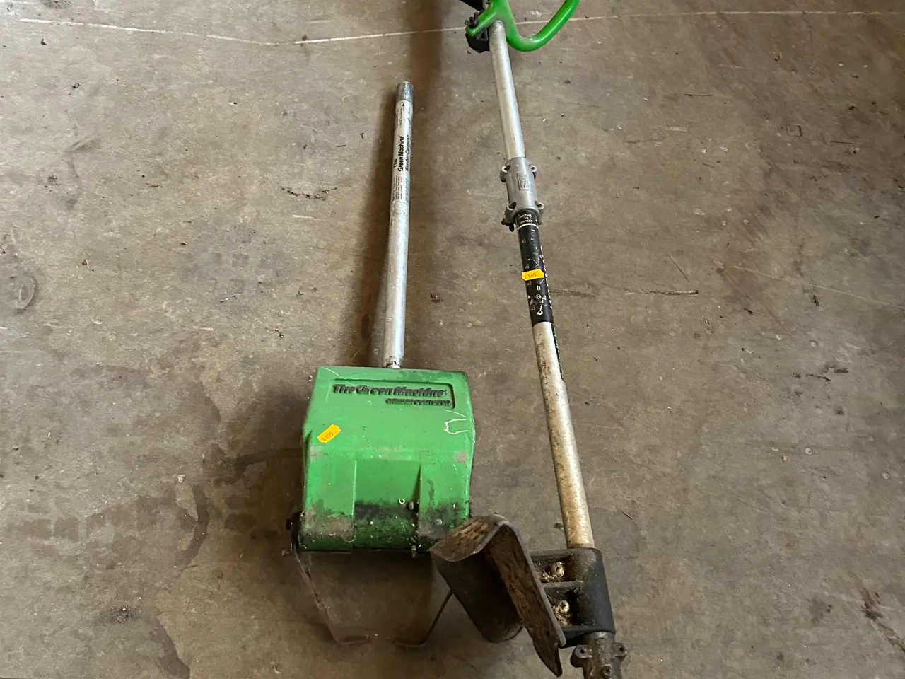 Billede 2 - Benzindrevet græstrimmer med kantskærer THE GREEN MACHINE 25cc/solid state 2300