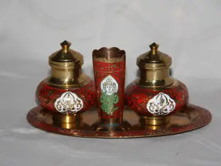 Cloisonne salt og peber sæt