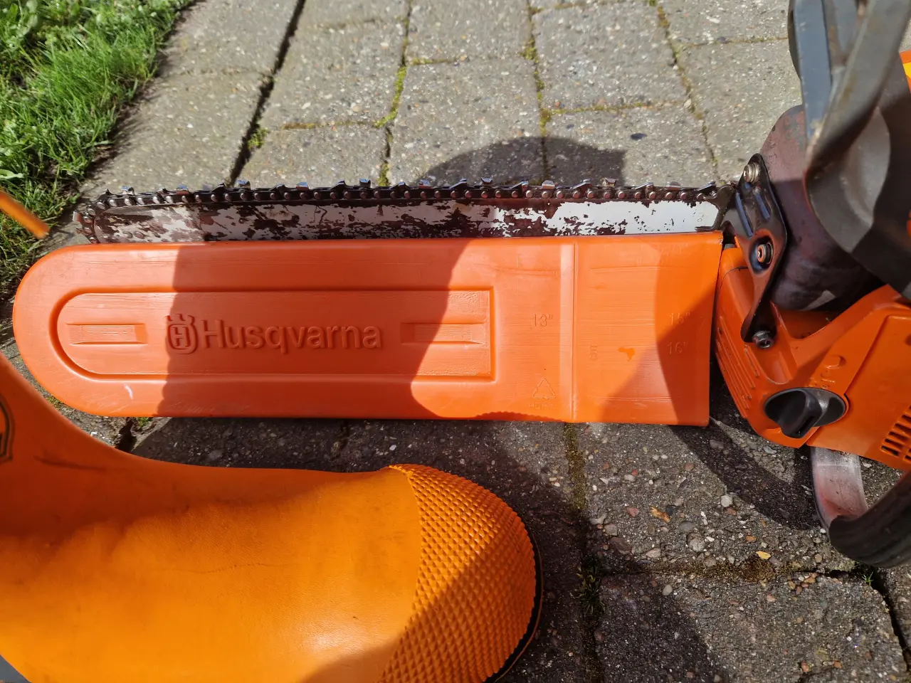 Billede 3 - Husqvarna kædesav med tilbehør
