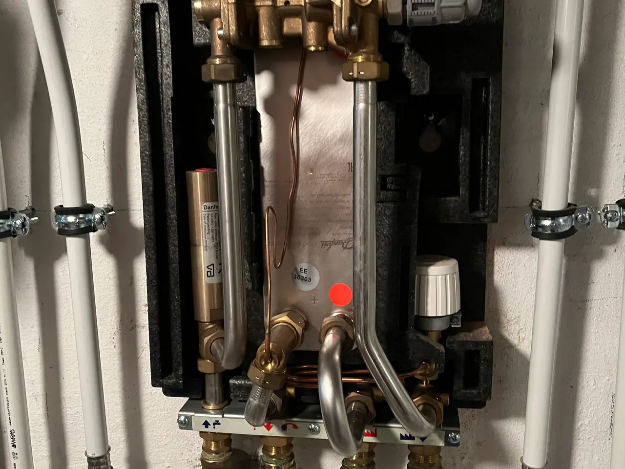 Billede 2 - Redan Danfoss gennemstrømningsvandvarmer