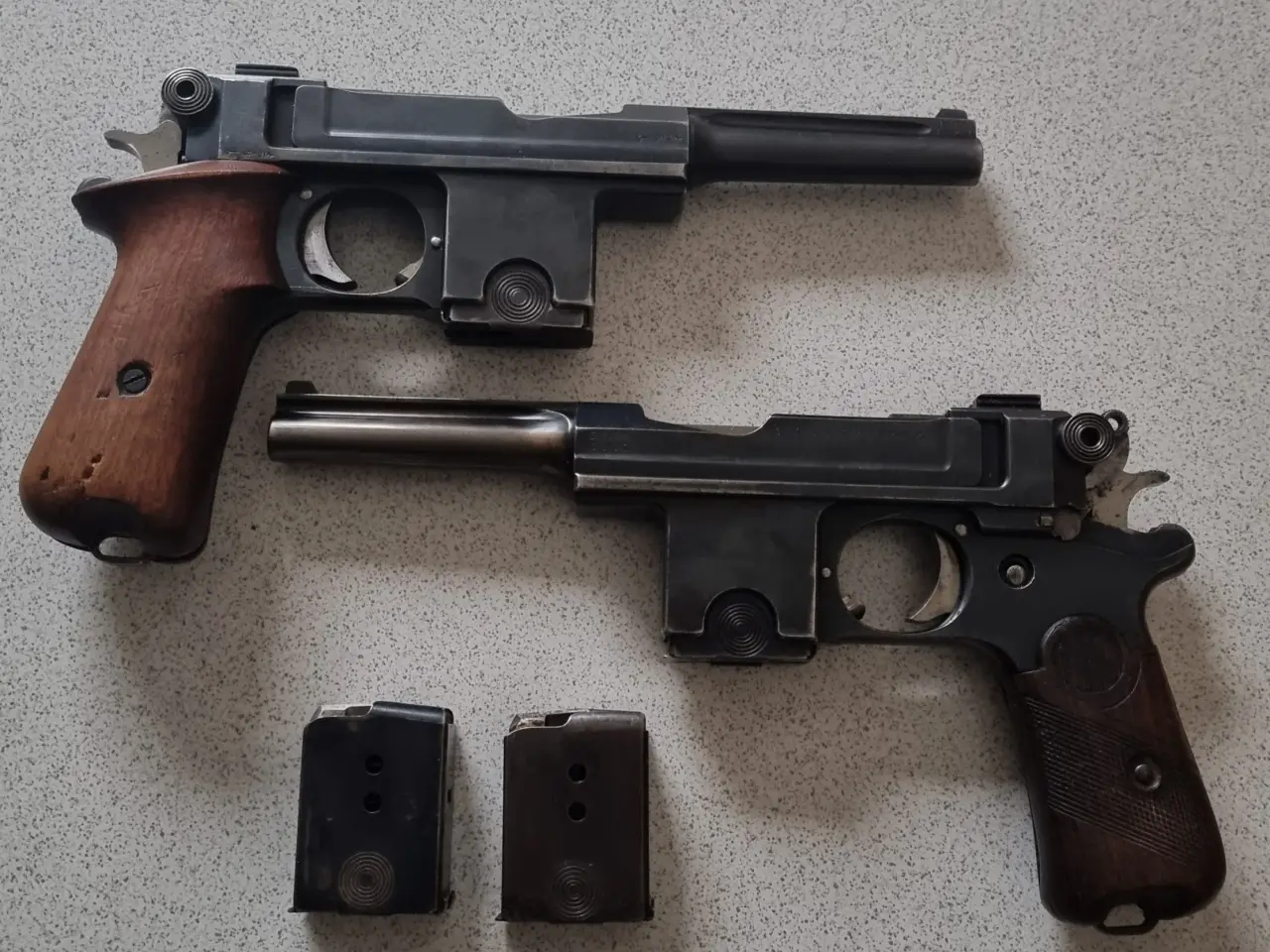 Billede 2 - 2stk Bergmann 9x23mm på samlertilladelse. 