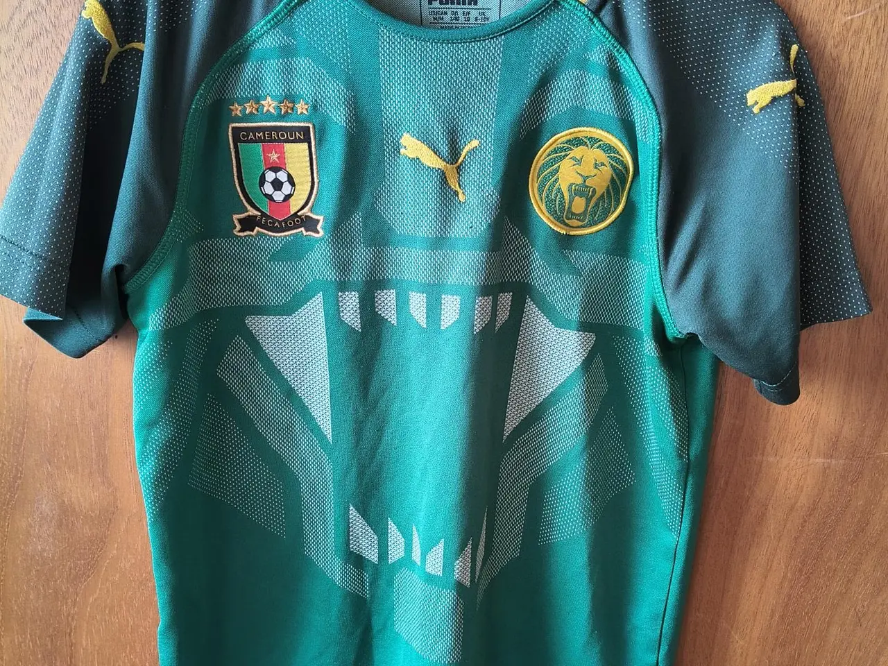 Billede 1 - CAMEROUN HOME 2018-19 STR. 10 ÅR, I FLOT STAND