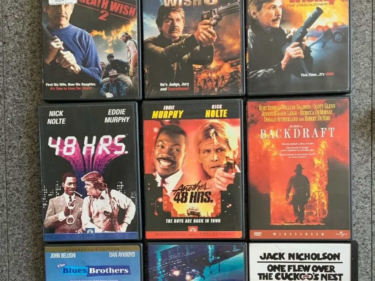 Billede 1 - DVD: Death Wish, 48hrs. Blues Brothers, James Bond