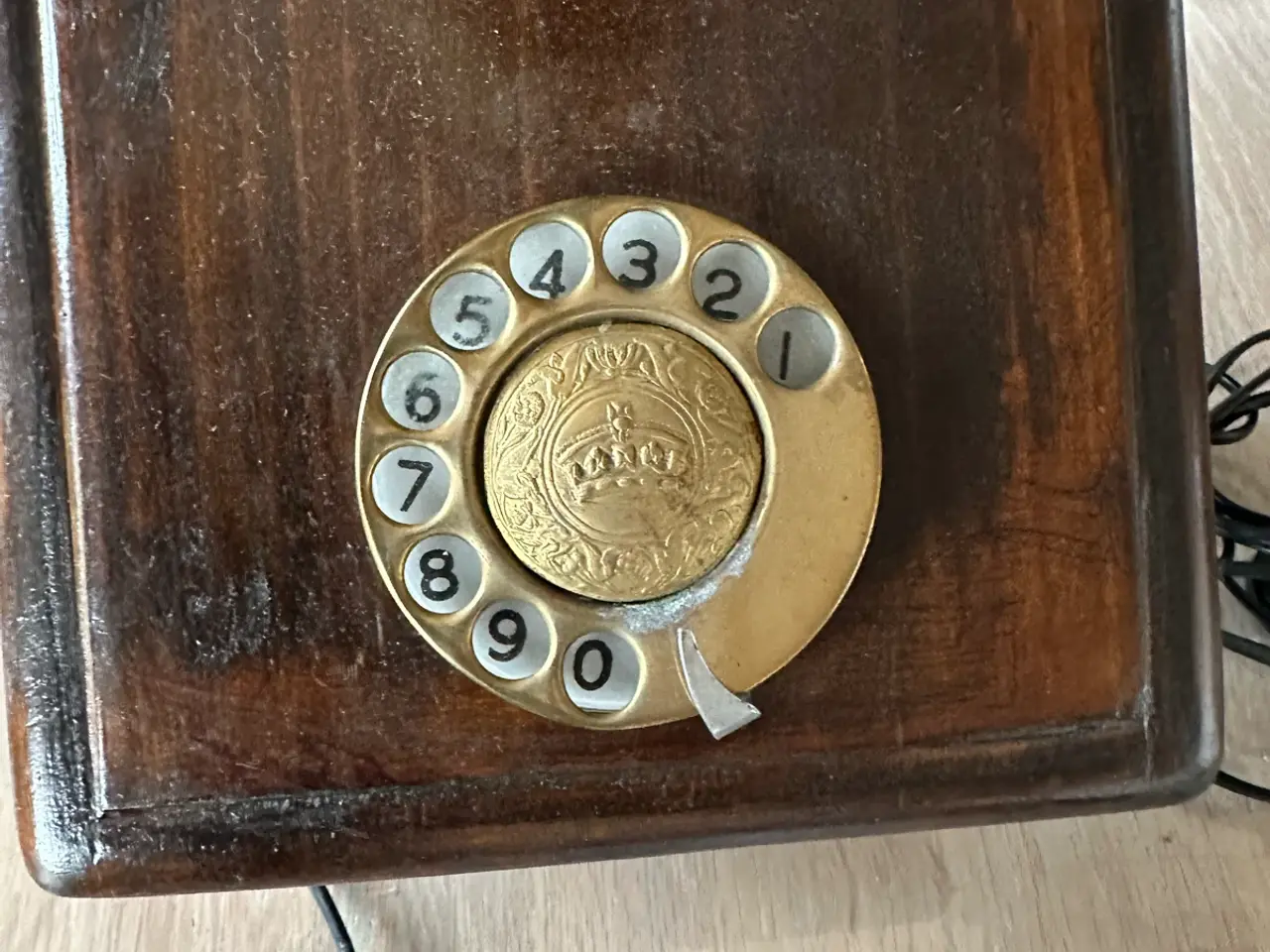 Billede 3 - Gammel Vægtelefon fra ca. 1920-1930