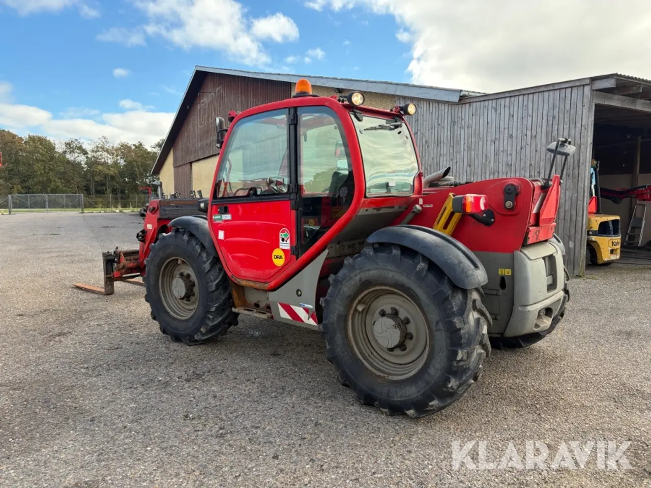 Billede 3 - Teleskoplæsser Manitou MT 732 med gafler
