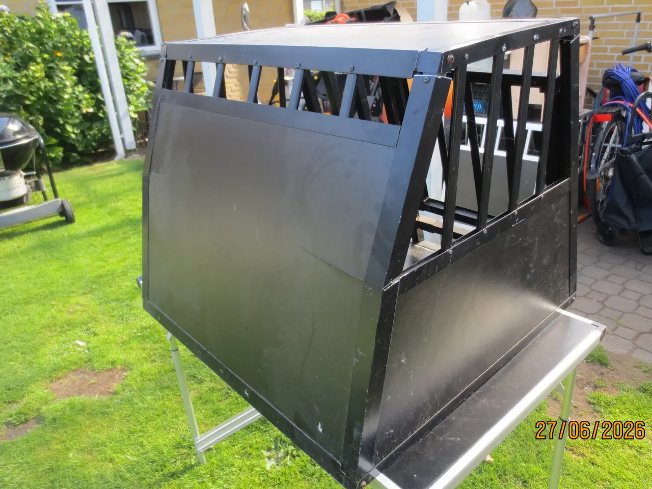 Billede 4 - 1 stk Hundebur i Aluminium Højde 60 cm