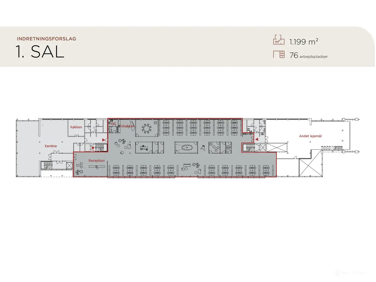 Billede 15 - Effektivt kontor nær Metro station