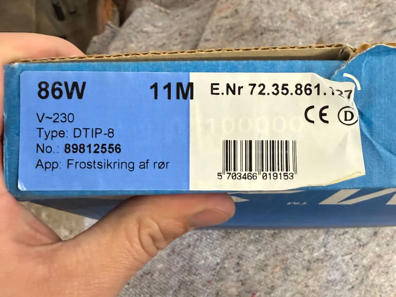 Billede 2 - 230v Gulvvarme kabler