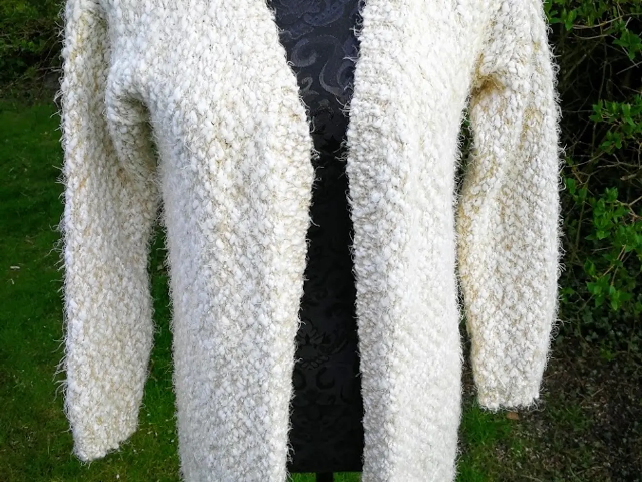 Billede 2 - Blød cardigan i offwhite