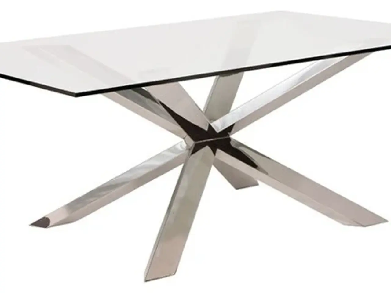 Billede 4 - Stilrent glas spisebord (200x100 cm)