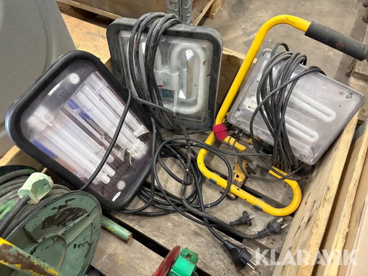 Billede 6 - Arbejdslamper & kabeltromler - 5 styk