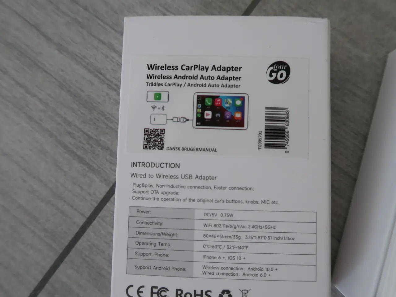 Billede 3 - Wireless CarPlay Adapater TOUR GO