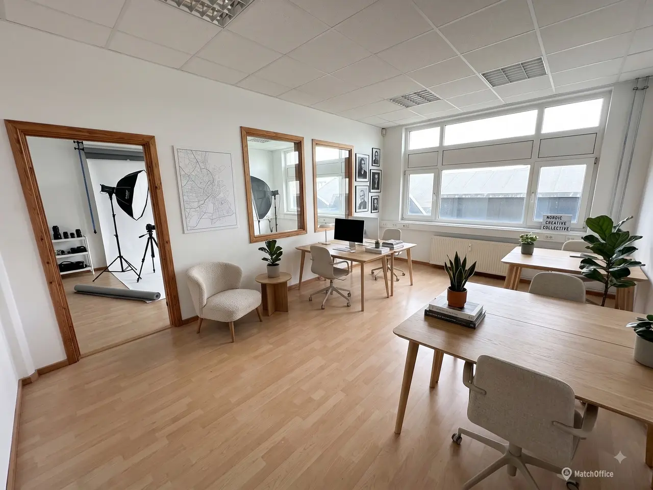 Billede 1 - Indflytningsklar 48 m2 kontor/studie på Glasværket